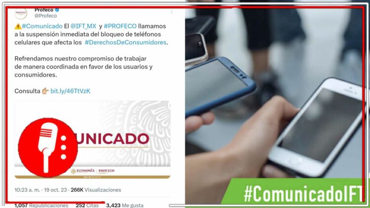 Imágenes: @Profeco y @IFT_MX