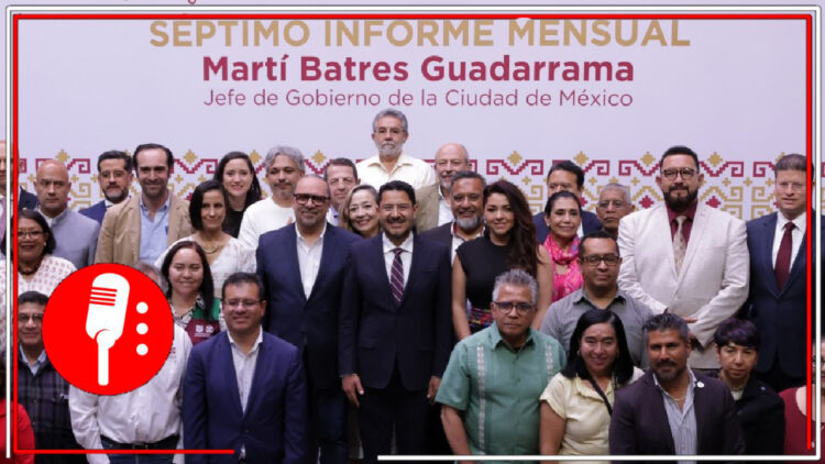 Marti Batres en su séptimo informe