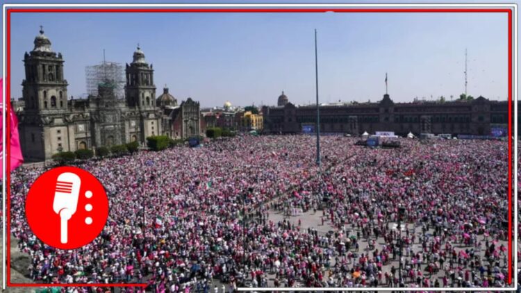 Zócalo de la Ciudad de México. Foto: AP.