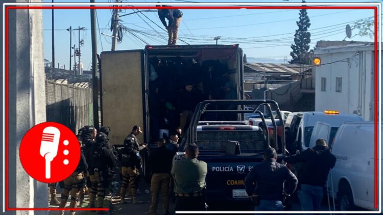Migrantes recatados en Coahuila. (imagen tomada de SPR)