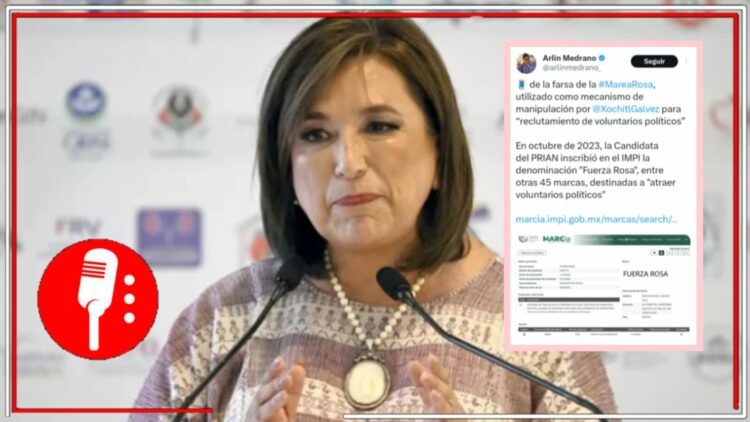 Xóchitl Gálvez. Foto: AFP/ Alfredo Estrella | Captura de pantalla X.
