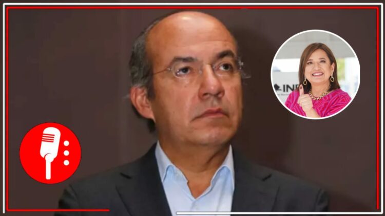 Felipe Calderón. Foto: Francisco Guasco/EFE | Xóchitl Gálvez. vía X
