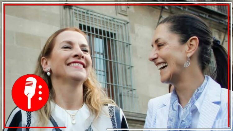 Beatriz Gutiérrez Müller y Claudia Sheinbaum. Foto: @ClaudiaShein/X