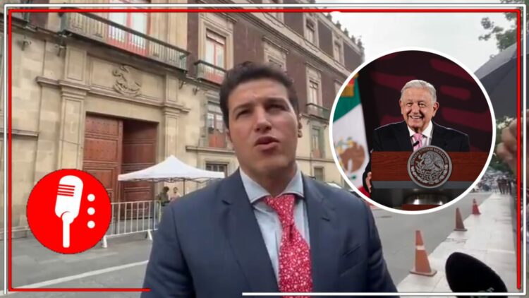 Samuel García y AMLO. Foto: vía SPR Informa/ Presidencia