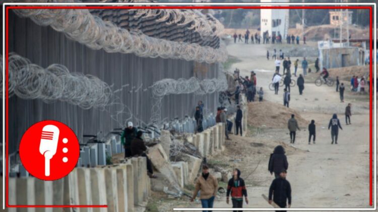 El sur de la Franja de Gaza. Foto: Haitham Imad/EFE
