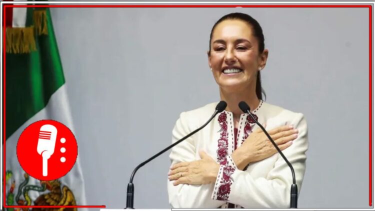 Claudia Sheinbaum en el Teatro Metropolitan. Foto: Reuters