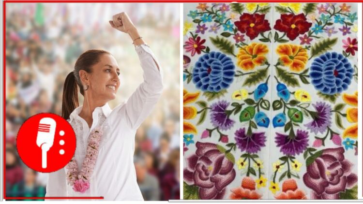 Sheinbaum portará vestido artesanal oaxaqueño en su toma de Protesta como Presidenta de México