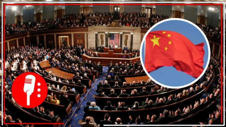 Cámara de Representantes. Foto: Jim Young/Reuters. Bandera China/RRSS.