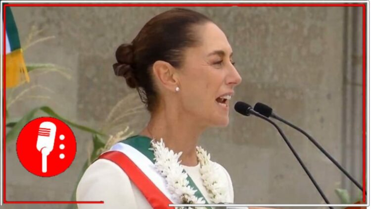 "No llego sola, llegamos todas": Sheinbaum ofrece primer discurso histórico como Presidenta de México